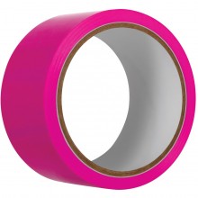 Самоклеящаяся лента для бондажа «Pink Bondage Tape», цвет розовый, материал пвх, Evolved EN-BD-8294-2, 2 м.