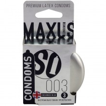 Экстремально тонкие презервативы «Extreme Thin», упаковка 3 шт, Maxus 0901-036, длина 18 см.
