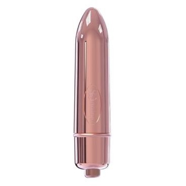 Мини-вибратор Halo Bullet Vibrator, цвет розовый, So Divine J600DROSEGOLD, из материала пластик АБС, длина 8 см.