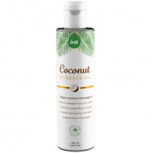 Массажный гель с кокосовым маслом «Vegan Coconut», 150 мл, Intt VEG0003, 150 мл., со скидкой