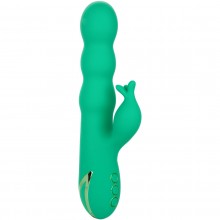 Перезаряжаемый мульти-скоростной вибратор-кролик «California Dreaming Sonoma Satisfier», зеленый, California Exotic SE-4351-15-3, бренд California Exotic Novelties, длина 12.75 см.