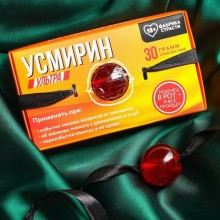 Леденец-кляп со вкусом клубники со сливками «Усмирин», цвет красный, Сима-Ленд 7813742
