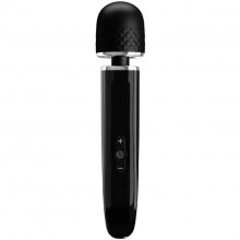 Мощный вибромассажер «Charming Massager Plus 11.4 Super Power», цвет черный, материал силикон, Baile BI-014808, длина 29 см.