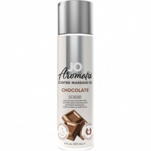 Массажное масло с ароматом шоколада «Aromatix Massage Oil Chocolate» с афродизиаками и феромонами, объем 120 мл, System Jo JO40128, 120 мл.