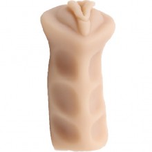 Реалистичный мастурбатор форме вагины «Libido Grip No.4», цвет телесный, CNT CNT-080049F, из материала TPE, длина 12.5 см.