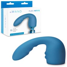 Силиконовая насадка для мини-ванда «Petite Flexi», цвет синий, Le Wand LW-044, диаметр 3.2 см.