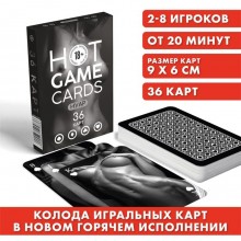 Игральные карты «Hot Game Cards Hуар», Сима-Ленд 7354583, из материала картон