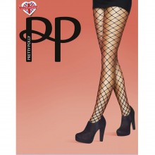Колготки в крупную сетку «Premium Fashion», цвет черный, размер S/L, Pretty Polly AVD8