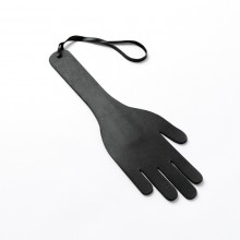 Гибкий паддл-рука из натуральной кожи, Crazy handmade сн-4021, цвет черный