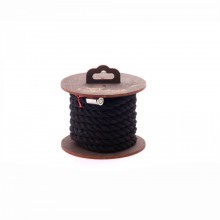 Черная веревка для шибари на катушке, хлопок, 3 м, Crazy Handmade СН-5102, цвет черный, 3 м.