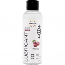 Интимный гель-смазка на водной основе VITA UDIN с ароматом вишни, 200 мл, 4673725795955, 200 мл.