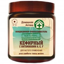 Кондиционер-ополаскиватель с витаминами «Кефирный», 500 мл, Фабрика красоты КБ-01, 500 мл.