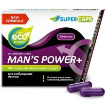 Возбуждающее средство для мужчин Mans Power plus, 10 капсул, Biological Technology Co 150274
