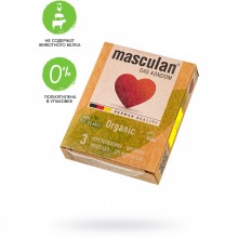 Презервативы «Organic № 3» утонченные, Masculan 325, цвет прозрачный, длина 19 см.