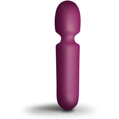 Бордовый wand-вибратор «Playful Passion», материал силикон, Sugar Boo 10PLAYBURG, длина 16.9 см.