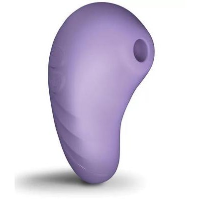 Фиолетовый вакуумный стимулятор «Sugar Boo Peeka a Boo» с вибрацией, 10PEEKLIL, из материала силикон, длина 10.9 см.