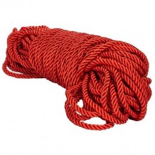 Веревка «Scandal BDSM Rope» длина 30 метров, цвет красный, California Exotic Novelties SE-2711-97-2, 30 м.