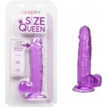 Фиолетовый фалоимитатор на присоске «Size Queen Purple», California Exotic Novelties SE-0260-15-2, длина 25.25 см.