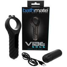 Вибро-стимулятор для головки «Edge Vibe», цвет черный, материал силикон, Bathmate BM-V-VE