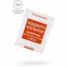 Ультратонкие презервативы «Superthin», Sagami 755/1, из материала латекс, длина 18.5 см.