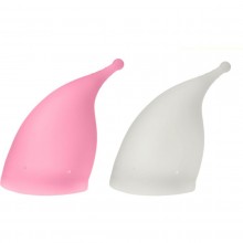 Набор менструальных чаш «Vital Cup», размеры S и L, Bradex SX 0051, из материала Силикон, цвет Мульти, длина 8 см.