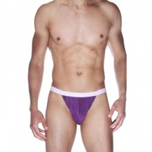Яркие фиолетовые мужские трусы-тонги, размер L/XL, La Blinque LBLNQ-15548-LXL, цвет фиолетовый