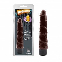 Вибратор-реалистик «Ignite vibrating Cock Brown» анатомической формы, цвет коричневый, Chisa CN-711845314, бренд Chisa Novelties, длина 21.5 см.