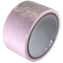 Скотч для бондажа «Bondage Tape», розовый, 15 м, Eroticon P3381P, из материала ПВХ, 15 м.