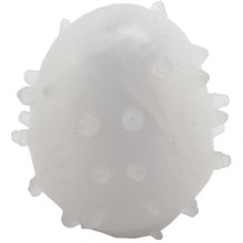 Мастурбатор-яйцо «Ienga Clicker», цвет белый, материал TPE, Hotlove EGG-002-1, длина 6.5 см.