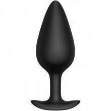 Анальная пробка «Butt plug №04», цвет черный, Erozon ER01783-04, из материала силикон, длина 10 см.