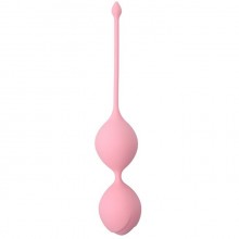 Вагинальные шарики «See You In Bloom Duo Balls» со смещенным центром тяжести, цвет розовый, Dream Toys 21231, длина 16.5 см., со скидкой