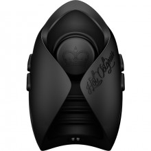 Интерактивный мастурбатор «Pulse Solo Interactive», цвет черный, Kiiroo 11035, из материала силикон, длина 10.6 см.