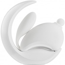 Многофункциональный стимулятор «Obonny Clitoral & G-Spot Dual Stimulation», цвет белый, Osuga Obonnywhite, длина 10.2 см.