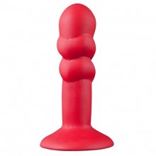Красная анальная пробка «Shove Up 5inch Silicone Butt Plug», NMC 111709, длина 12.7 см.