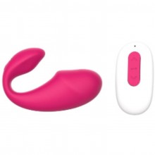 Парная игрушка с вибрацией, цвет розовый, материал силикон, Свободный Ассортимент 3468-02, длина 17.7 см.