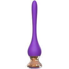 Анально-клиторальный вибромассажер «Bullet», цвет фиолетовый, I-moon my-1703., длина 14.8 см.