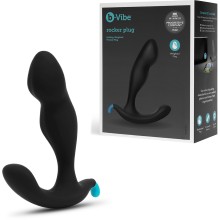 Утяжеленный анальный стимулятор «Rocker Plug Black», B-vibe BV-047-BLK, длина 12 см.