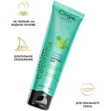 Съедобный интимный гель «Lube Tube Cocktail Caipirinha», 100 мл, Orgie O17144, 100 мл.
