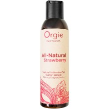 Интимный гель «ALL-NATURAL STRAWBERRY» со вкусом клубники, 150 мл, Orgie 17304, 150 мл.
