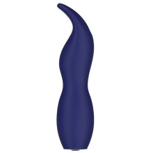 Синий клиторальный стимулятор «Athos», длина 13 см., Dream Toys Blue Evolution 21670, длина 13 см.