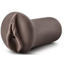 Мастурбатор-вагина «Nicole s Kitty», цвет серый, BL-08426, бренд Blush Novelties, длина 14.3 см.