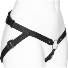 Оригинальный пояс для фиксации насадки кольцом, LoveToy А-Полимер ru009812