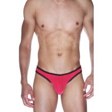 Тонги цвета фуксия с рюшей, La Blnque LBLNQ-15524-LXL, L/XL