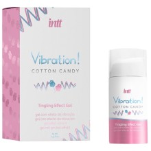 Увлажняющий гель - жидкий вибратор «Cotton Candy», Intt VIB0008, 15 мл.