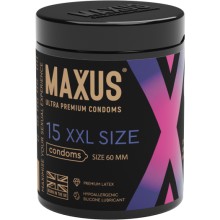 Презервативы с увеличенным размером «Maxus 15 XXL Size Ultra Premium Condoms», 15 шт, 0901-081, из материала латекс, длина 20 см.