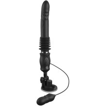 Автоматический вибромассажер с поступательными движениями «Ultimate Silicone Thruster» с вибропулей и присоской, PipeDream 4563-23 PD, длина 29.2 см.