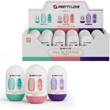 Набор мастурбаторов «Pretty Love CUPID X», Baile BI-014931H, длина 10 см.