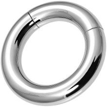 Кольцо на пенис «TOYFA Metal», серебряное, 717121, из материала металл, диаметр 4.5 см.