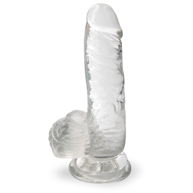 Прозрачный фаллоимитатор на присоске, Erowoman New Collection let-14015, 168554 - купить в СексФист