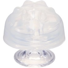 Клиторальный стимулятор «Iroha Petit Coral» влажный, цвет прозрачный, FMP-04, бренд Tenga, длина 3.6 см.